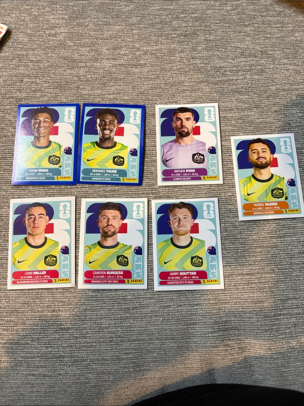 Panini FIFA World Cup 2026 - Australia Player Sticker